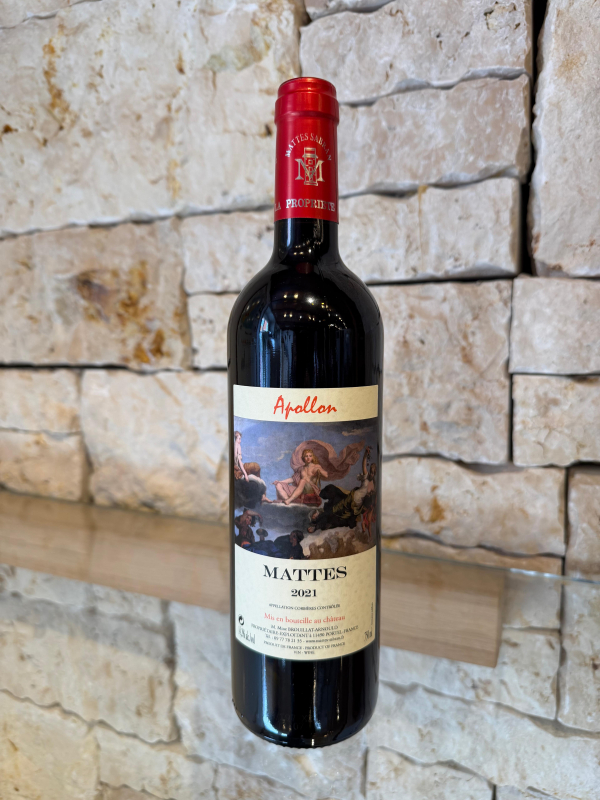 Apollon – Cuvée Rouge Réserve – Château de Mattes-Sabran – AOP Corbières